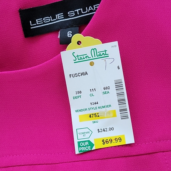 Fuschia Sheath Dress - Picture 5 of 7